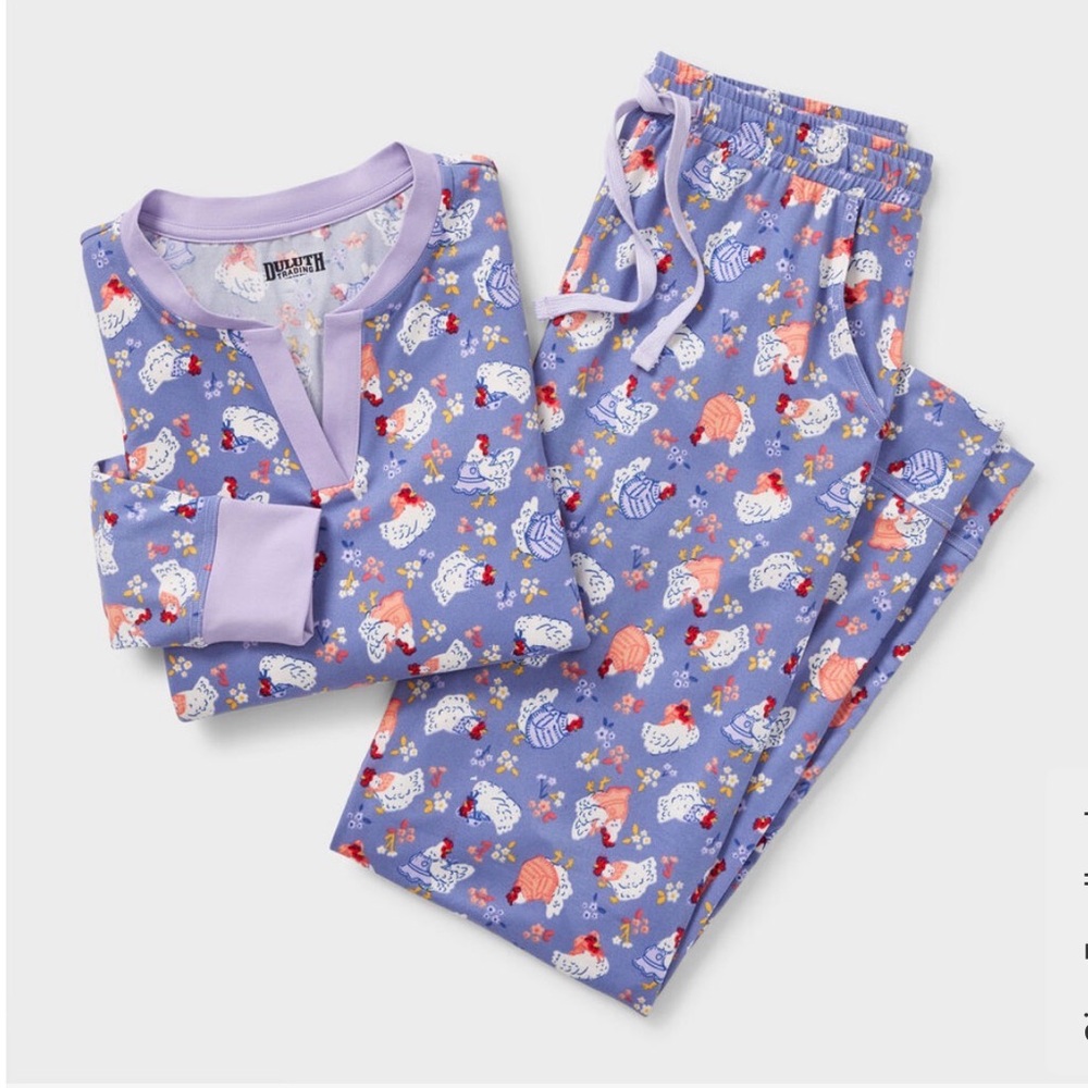 ISO of size medium Duluth Chicken print pajamas. NOT for sale.